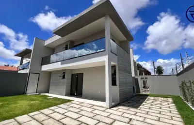 Casa com 4 quartos à venda na helano brilhante, 246, jardim das oliveiras, fortaleza, 152 m2 por r$ 740.000