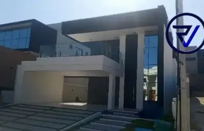 Casa em condomínio fechado com 4 quartos à venda na atlântica, 1800, cidade alpha, eusébio, 267 m2 por r$ 1.499.000