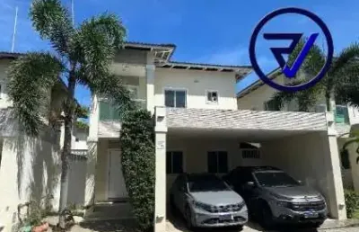 Casa em condomínio fechado com 4 quartos à venda na rua industrial amílcar araújo, 735, coité, eusébio, 246 m2 por r$ 1.200.000
