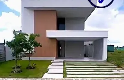 Casa em condomínio fechado com 4 quartos à venda na josé amora sá, 2695, cidade alpha, eusébio, 219 m2 por r$ 1.540.000