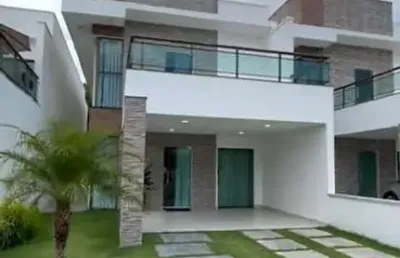 Casa em condomínio fechado com 3 quartos à venda na rua antônia sá e silva, 900, tamatanduba, eusébio, 207 m2 por r$ 949.000