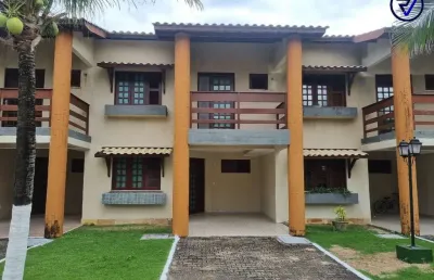 Casa em condomínio fechado com 3 quartos à venda na avenida central, 1980, icaraí, caucaia, 120 m2 por r$ 380.000