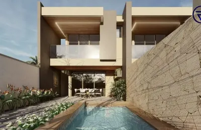 Casa com 4 quartos à venda na dr. correia lima, 260, edson queiroz, fortaleza, 147 m2 por r$ 729.000