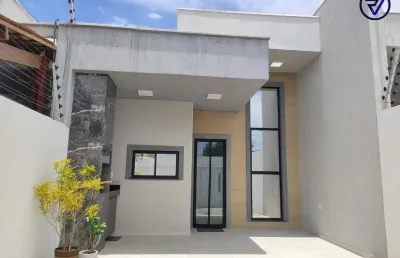 Casa com 3 quartos à venda na joão guimarães, 29, urucunema, eusébio, 93 m2 por r$ 330.000