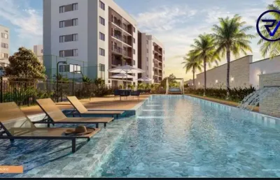 Apartamento com 2 quartos à venda na avenida dos coqueiros, 3555, cumbuco, caucaia, 48 m2 por r$ 342.244