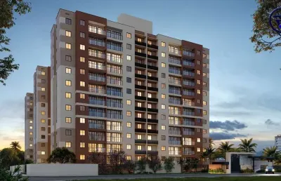 Apartamento com 2 quartos à venda na terezinha mesquita, 436, praia do futuro, fortaleza, 53 m2 por r$ 339.000