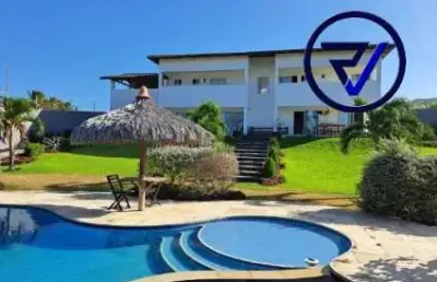 Casa com 3 quartos à venda na avenida das dunas, 3618, cumbuco, caucaia, 331 m2 por r$ 2.500.000