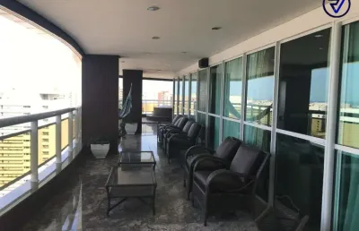 Cobertura com 4 quartos à venda na avenida rui barbosa, 343, meireles, fortaleza, 500 m2 por r$ 6.400.000