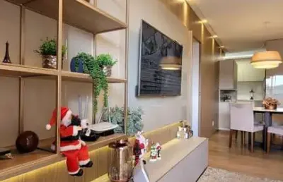 Apartamento 3 quartos, suite, mobiliado, centro de criciuma