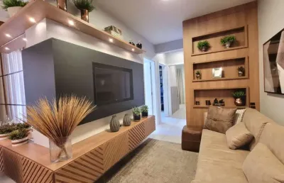 Apartamento 2 quartos, mobiliado em criciúma, próspera