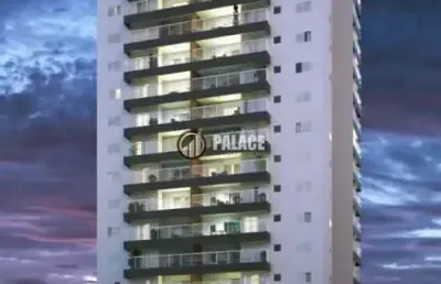 Apartamento com 1 dormitório à venda, 59 m² por r$ 450.000,00 - vila guilhermina - praia grande/sp