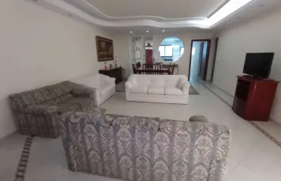 Excelente apartamento de frente a praia, alto padrão com 161,28m² ,v.tupi