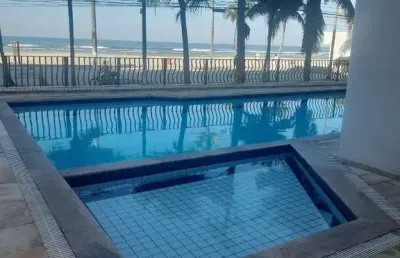 Apartamento com 3 suites , 118 m² , predio frente mar vila tupi,
