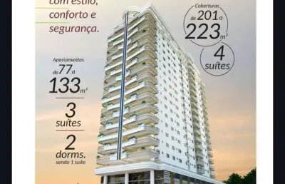 Lançamento na praia da aviação de lucca 2 dormitorios com 93m²