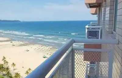 Oportunidade 02 dormitórios frente mar vila assunção