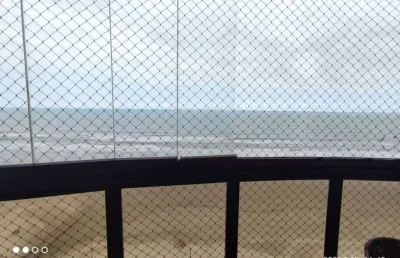 Apartamento mobiliado com vista para o mar no caiçara.