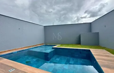 Sobrado novo com piscina no bairro saguaçú, com 03 suítes