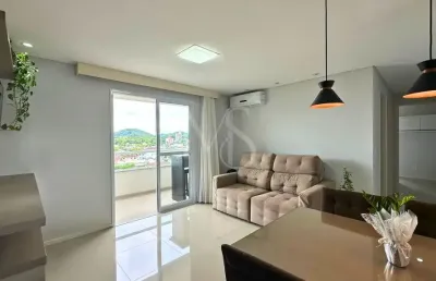Apartamento mobiliado com 2 suítes no santo antônio