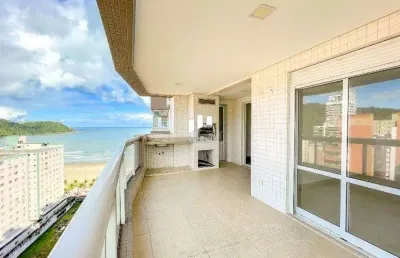 Aparatamento de alto padrão  com vista para o mar no canto do forte em praia grande sp.
