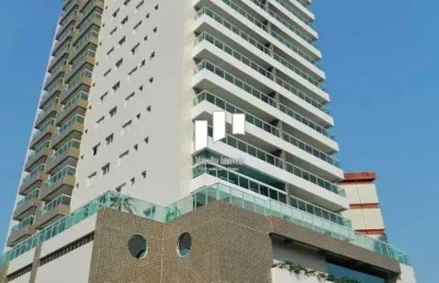 Apartamento 3 dorms decorado com vista para o mar praia grande sp