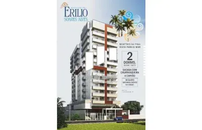 Apartamentos novos financiados direto com a construtora no maracanã em praia grande sp.