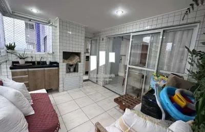 Lindo apartamento com 3 suíte e vista para o mar na guilhermina em praia grande sp