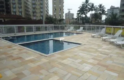 Apartamento no centro do caiçara de 1 dormitório em praia grande sp.