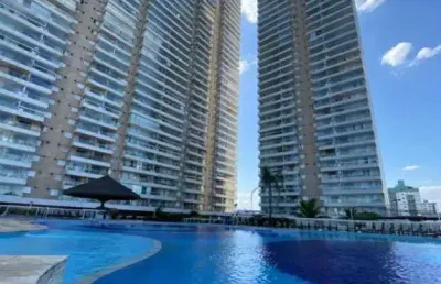 Apartamento em frente a praia com vista total em praia grande.