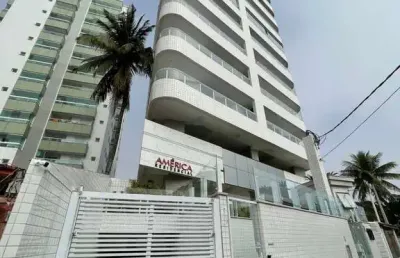 Apartamento de 2 dormitórios mobiliado no caiçar em praia grande sp