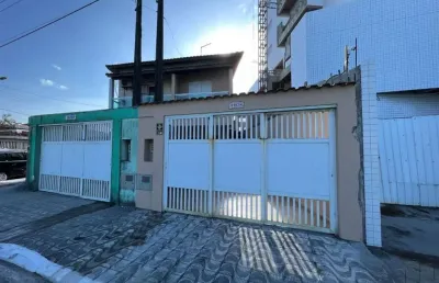 Casa com 2 quartos à venda na avenida presidente castelo branco, 20098, solemar, praia grande, 60 m2 por r$ 420.000
