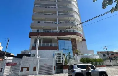 Apartamento de 2 dormitórios com vista lateral para o mar em praia grande sp