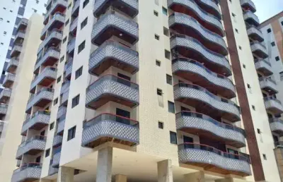 Apartamento à venda em praia grande-sp, no bairro tupi, 2 quartos, 1 suíte, 1 sala, 2 banheiros, 1 vaga, 80m².