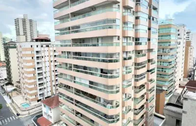 Apartamento à venda em praia grande-sp: 1 quarto, 1 sala, 1 banheiro, 1 vaga de garagem, 49,21 m² no bairro tupi!