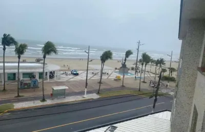 Apartamento com 1 quarto à venda na avenida doutor vicente de carvalho, 43, cidade ocian, praia grande, 40 m2 por r$ 270.000