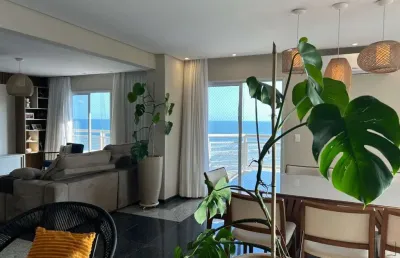 Apartamento à venda em praia grande-sp, ocian: 4 quartos, 3 suítes, 1 sala, 4 banheiros, 3 vagas, 223,22 m²!