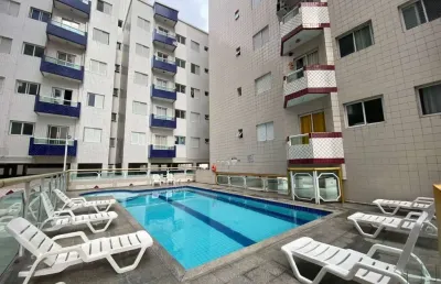 Apartamento com 2 quartos à venda na rua nove de julho, 69, vila mirim, praia grande, 55 m2 por r$ 375.000