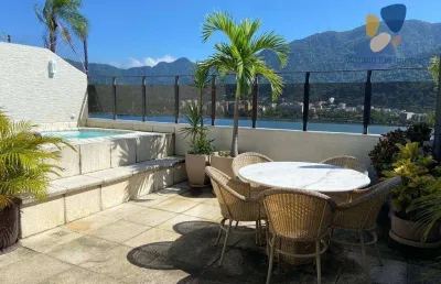 Cobertura com 4 dormitórios à venda, 280 m² por r$ 8.400.000,00 - lagoa - rio de janeiro/rj