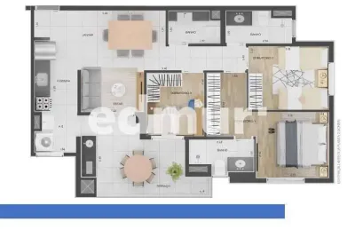 Apartamento com 3 quartos à venda no campestre, santo andré  por r$ 720.000