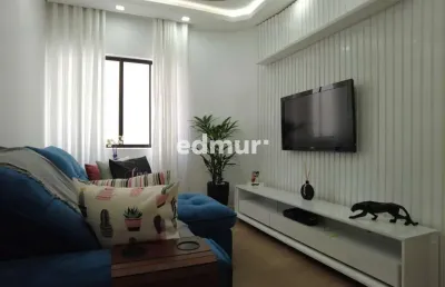 Apartamento com 3 quartos à venda na vila scarpelli, santo andré  por r$ 375.000