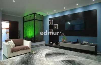 Casa com 6 quartos à venda na vila alzira, santo andré  por r$ 2.500.000