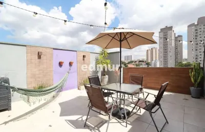Cobertura com 2 quartos à venda no parque novo oratório, santo andré  por r$ 540.000