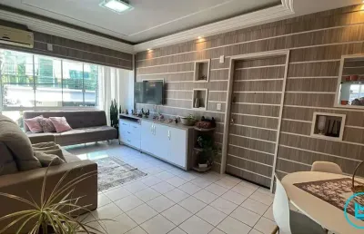 Apartamento com 1 quarto, 1 vaga priv, a 300 metros da praia na barra sul em bc