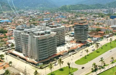 Resort em caraguatatuba, empreendimento unico, frente mar, a 3 minutos do centro da cidade