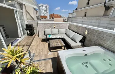Cobertura com 2 quartos à venda na rua almirante tamandaré, 78, alto da rua xv, curitiba, 135 m2 por r$ 1.095.000