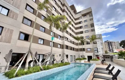Kitnet / stúdio à venda na rua ildefonso stockler de frança, 260, novo mundo, curitiba, 17 m2 por r$ 330.000