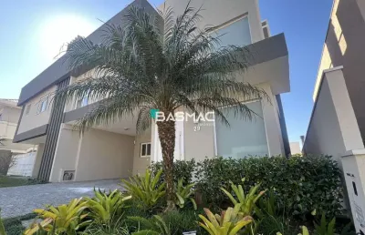 Casa em condomínio fechado com 4 quartos à venda na rua doutor lubumir viergbiski, 220, campo comprido, curitiba, 411 m2 por r$ 3.990.000