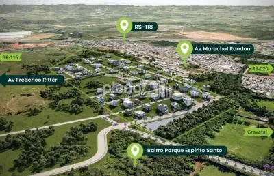 Terreno à venda, com 151,26m², - parque espírito santo - cachoeirinha / rs por r$ 124.033,20