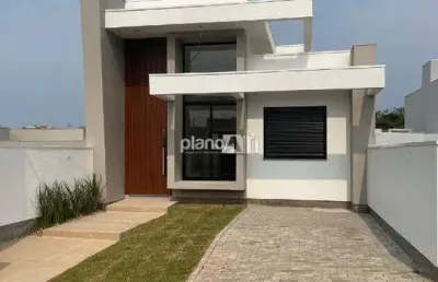 Casa à venda, com 90m², 3 quartos 1 suíte - reserva bela vista - gravataí / rs por r$ 594.000,00