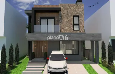 Casa em condomínio mirá à venda, com 174m², 3 quartos 1 suíte - santa cruz - gravataí / rs por r$ 1.250.000,00