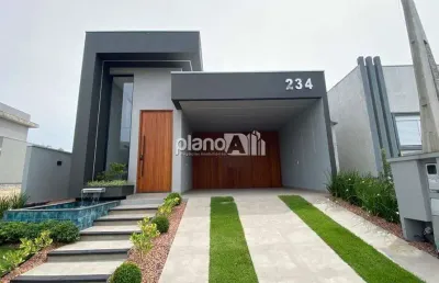 Casa em condomínio cyrela landscape seminário à venda, com 156m², 3 quartos 2 suítes - centro - gravataí / rs por r$ 1.490.000,00